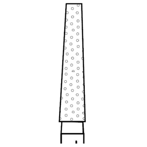 Two Striper Diamond Burs, FG, Flat-End Taper, 703.8, 1.8 mm, Fine, Red, 5/Pk, 2015375