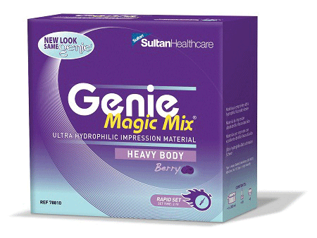 Genie VPS Material Bulk Kit, Heavy Body, Rapid Set, 50 ml, 60/Pk, 77710 (Exp.10/04/2025)