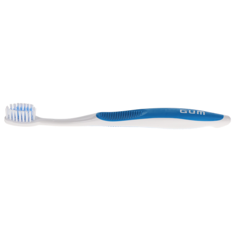 GUM Orthodontic Toothbrush, Soft Nylon, 4-Row V Trim, 12/Box, 124PD