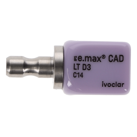 IPS e.max CAD, for CEREC and inLab LT, C14, D3, 5/Pk, 605336