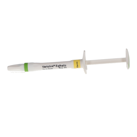 Variolink Esthetic Luting Cement, Try-in Paste Refill, 1.7 g, Warm, 1/Pk, 666115