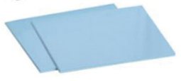 Tray Material, 0.125", Blue, 25/Box, LA220