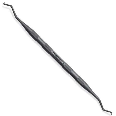 Titanium Implant Curette, # L3-4 Langer, Posterior, EagleLite, Resin, 3/8", Green, 1/Pk, AEIIL3-4X
