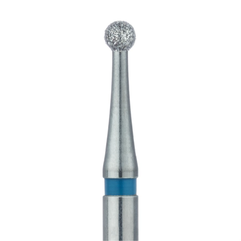 NTI Diamond Burs, FG, Round, # M801, 2.1 mm, Medium, Gray, 5/Pk, M801-021
