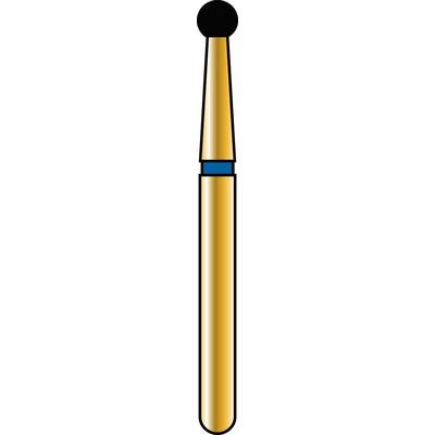 Alpen Multilayer Diamond Burs, FG, Round, # 801, 1.8 mm, Coarse, Blue, 5/Pk, R801C018FG