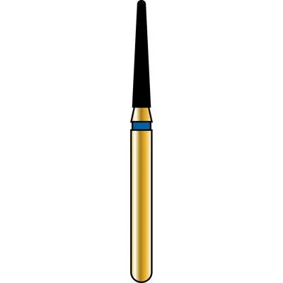 Alpen Multilayer Diamond Burs, FG, Tapered Round End, # 856, 1.4 mm, Coarse, Blue, 5/Pk, R856C014FG