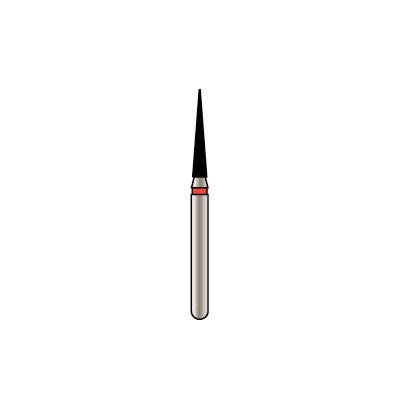 Alpen X1 Diamond Single-Use Bur, FG, Cone Pointed End, # 858, 1.4 mm, Coarse, Green, 25/Pk, X858C014