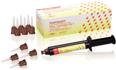 Tempsmart Temporary Crown & Bridge Material, Cartridge, 10 ml, B1, 1/Pk