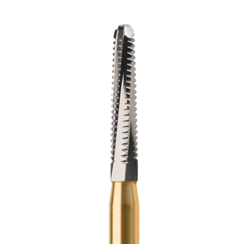 NeoBurr CrownKing Preparation Carbide Burs, FG, Round End Taper, # 856, 1.8 mm, 25/Pk, CK85618
