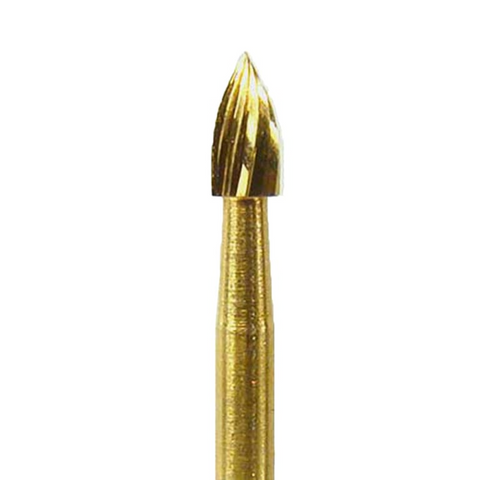 NeoBurr 12-Blade Trimming & Finishing Carbide Single-Use Burs, FG, Flame, 7106, 1.8 mm, 25/Pk