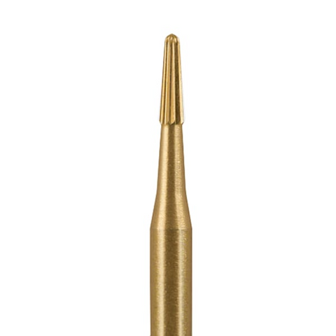 NeoBurr 12-Blade Trimming & Finishing Carbide Single-Use Burs, FG, Bullet, OS2, 0.9 mm, 25/Pk, OS2