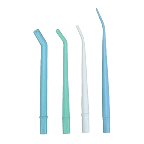OralSurge III Disposable Surgical Aspirator Tips, Vented, Plastic, 3/8", Seablue, 25/Pk, 8020XLG