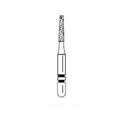 Two Striper Gold-Plated Diamond Burs, FGSS, Curettage, 253.SB S, 1.6 mm, Medium, Blue, 5/Pk, 2015921