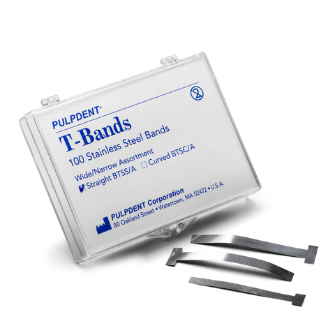 T-Bands S/S Straight Assorted 100/bx, BTSS/A