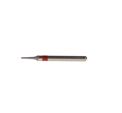 Piranha Diamond Single-Use Burs, FG, Mosquito Nose, # 392-016, 1.6 mm, Fine, Red, 25/Pk, 392-016F