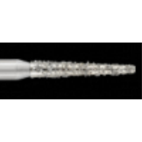 Piranha Diamond Burs, FG, Round End Taper, # 856-014, 1.4 mm, Coarse, Green, 25/Pk, 856-014C