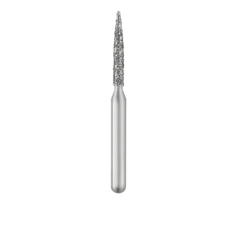 Piranha Diamond Single-Use Burs, FG, Flame, # 862-012, 1.2 mm, Medium, Blue, 25/Pk, 862-012M