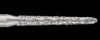 Piranha Diamond Single-Use Burs, FG, Curettage, # 879K-014, 1.4 mm, Medium, Blue, 25/Pk, 879K-014M