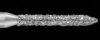 Piranha Diamond Single-Use Burs, FG, Beveled Cylinder, # 885-012, 1.2 mm, Coarse, Green, 25/Pk, 885-012C