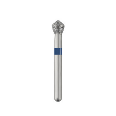 Piranha Diamond Single-Use Burs, FG, Acorn, # 905-027, 2.7 mm, Medium, Blue, 25/Pk, 905-027M