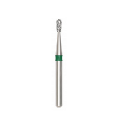 Revelation Diamond Burs, FG, Pear, 830-012C, 1.2 mm, Coarse, Green, 5/Pk, 91021-5
