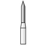 Revelation Diamond Burs, FG, Pointed End, # 884, 1.2 mm, Coarse, Green, 5/Pk, 91103-5