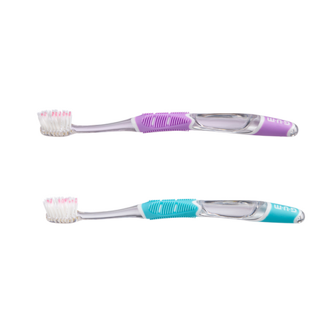 GUM Technique Deep Clean Toothbrush. Sensitive, Compact, 12/Box, 527PG