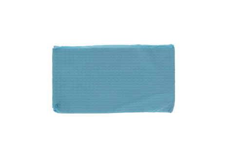 Choice Specialty Contour Neck Bibs, 2-Ply, 17" x 18", Blue, 500/Pk, 917343
