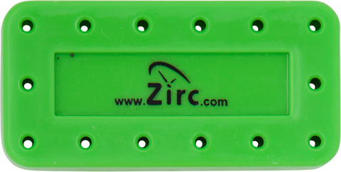 Magnetic Bur Block, 14-Hole, Neon Green, 1/Pk, 50Z403P