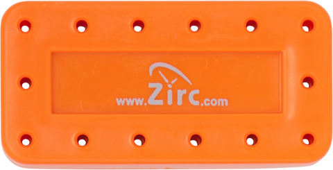 Magnetic Bur Block, 14-Hole, Neon Orange, 1/Pk, 50Z403Q