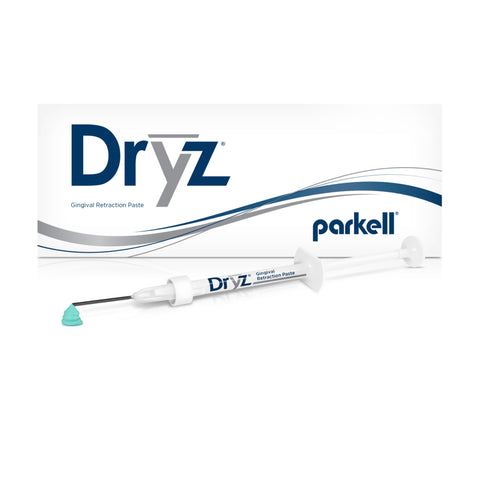 Dryz Blu Syringe Gingival Retraction Paste 7/Bx, S190, Retraction Materials, Retraction Systems