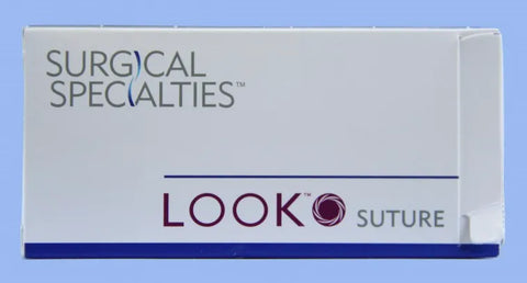 PolySyn Polyglycolic Acid Suture with C6 Needle (RC), Undyed Braided, 27", # 5-0, 12/Pk, 421B