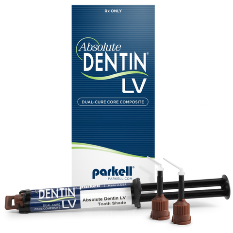 Absolute Dentin LV Composite Core Restorative, Automix Syringe Intro Kit, 5 ml, Tooth Shade, 1/Pk, S299
