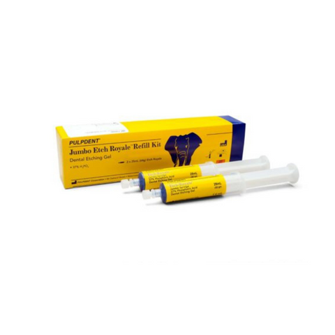 Etch Royale Dental Etching Gel 37% Phosphoric Acid Jumbo Syringe Refill, ER50R, Cosmetic Dentistry, Etching Gels