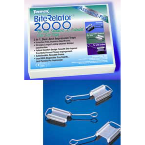 Bite Relator 2000 Dual-Arch, Wide Tray Multi-Pak, 6/Pk, 790
