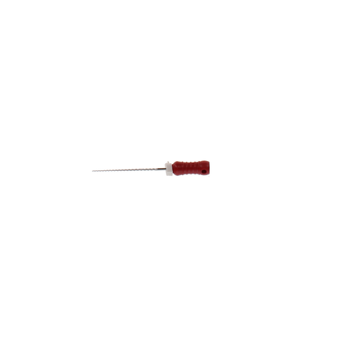 Hedstrom Files, Stainless Steel, 21 mm, # 25, Red, 6/Pk