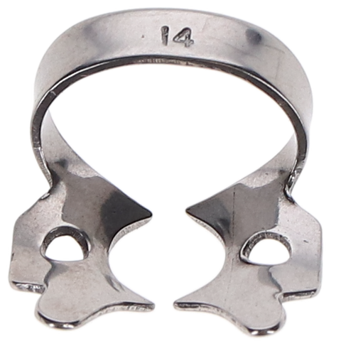 Rubber Dam Clamp, # 14, Molars, 1/Pk, JI-2449