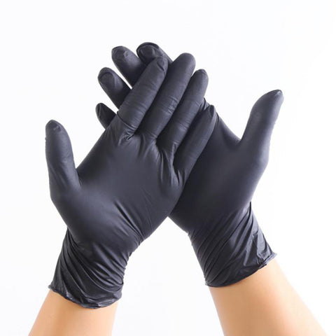 Carbon Nitrile Examination Gloves Powder-Free Extra Small Black CR3235