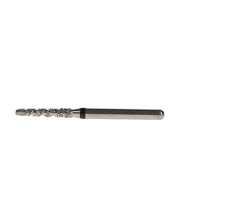 NTI Turbo Diamond Burs, FG, Round End Taper, # 856, 1.4 mm, Super Coarse, Black, 5/Pk SC856-T-014