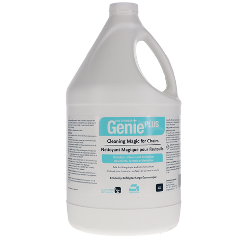 Genie Plus Chair Disinfectant and Cleaner, 4L, 1/Pk, GE-M