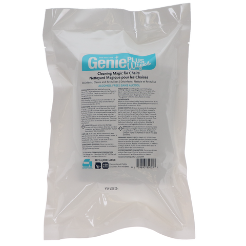 Genie Plus Wipes Refill 160 Wipes/Pk, GE-W-R, Infection Control, Disinfectants-Surface Cleaners-Towelettes