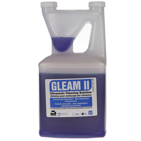 Gleam II Ultrasonic Cleaning Solution, 2 L, 1/Pk, GLE