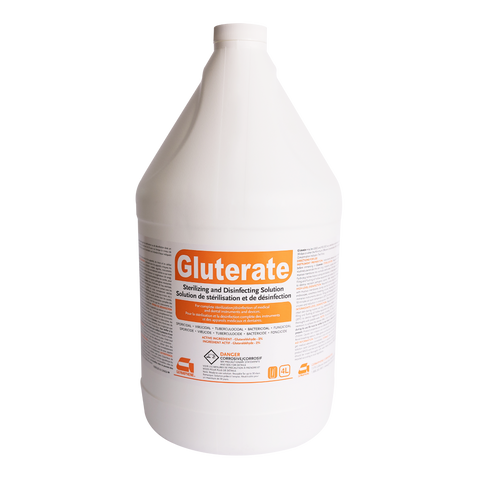 Gluterate Sterilizing and Disinfecting Solution, 4 L, 1/Pk, GLUT