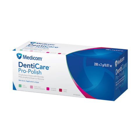 DentiCare, Pro-Polish, Prophy Paste Cups, Coarse, Raspberry, 200/Pk, 10047-CRBUN