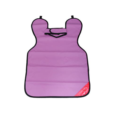 Visionary Lead-Free X-Ray Adult Apron, with Collar, Mauve, 1/Pk, XAC-AM-LF