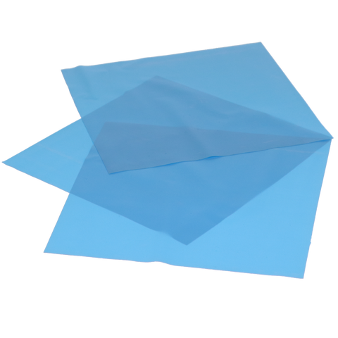 Dental Dams, Latex, 6" x 6", Heavy, Blue, 36/Pk