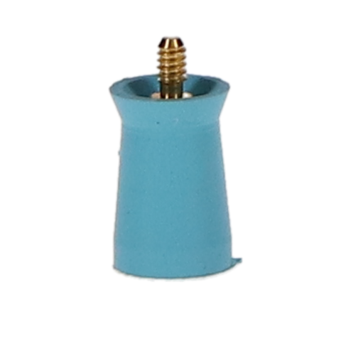 Prophy Cups, Non-Latex, Screw, Rib & Web, Aqua Unscented, 144/Pk, 102-S-144