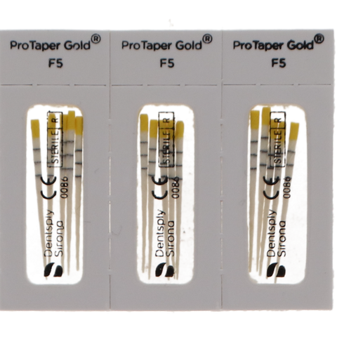 ProTaper Gold, Paper Points, # F5, Yellow, 180/Pk