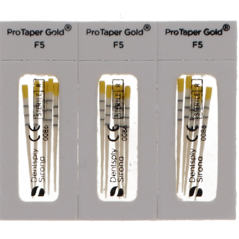 ProTaper Gold, Absorbent Points, # F5, Yellow, 180/Pk