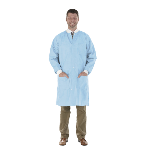 SafeWear Disposable High Performance Lab Coat Extra Large White Frost, 8110-D, Infection Control, Apparel